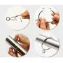 DODXIAOBEUL 2 inch Interior Diameter Open and Close Solid Metal Curtain Ring Hook Rustproof,Movable Clasp Suitable Fixed Pole Shower Curtain Rings/Strong Hooks Set Silver (36) DODXIAOBEUL 2 inch Interior Diameter Open and Close Solid Metal Curtain Ring Hook Rustproof,Movable Clasp Suitable Fixed Pole Shower Curtain Rings/Strong Hooks Set Silver (36)