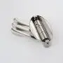 Leyden TM Foldable Arms Coat Hook Three Towel/Clothes Hanger for Bathroom Kitchen Wall Mount Brushed Nickel, 1 Piece