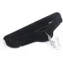 YEVIOR 50pcs 17.71 X 0.2 X 9.65 Inch Plastic Flocking Clothes Hangers with Rail Black