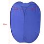 Greensen Portable Clothes Dryer, Mini Folding Ventless Electric Air Clothes Dryer Bag Fast Drying Machine with Heater 110V (Hangers & Brackets Included)- Blue