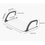 SHANGXIAN Balcony Folding Rack Bedroom Clothes Hanger Indoor And Outdoor Retractable Drying Racks 19.68 12.99 6.69“