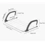 SHANGXIAN Balcony Folding Rack Bedroom Clothes Hanger Indoor And Outdoor Retractable Drying Racks 19.68 12.99 6.69“
