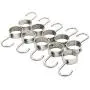 Pxyelec Stainless Steel Bathroom Clothes Coat Hanging Hook Hanger for 1.25 inch / 32mm Dia Rod Tube Pipe, Pack of 10 Pxyelec Stainless Steel Bathroom Clothes Coat Hanging Hook Hanger for 1.25 inch / 32mm Dia Rod Tube Pipe, Pack of 10