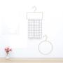 5 Pack Square Iron Scarf Hanger Wall Mounted Towel Ring Belt Hanger Stainless Steel,Glod,Bathroom Bedroom Wardrobe Living Room