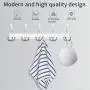 Oyeye Wall Mount Coat Hooks, 2 Pack 15 Hooks Heavy Duty Stainless Steel Coat Hook Rail for Coat Hat Towel Purse Robes Oyeye Wall Mount Coat Hooks, 2 Pack 15 Hooks Heavy Duty Stainless Steel Coat Hook Rail for Coat Hat Towel Purse Robes