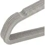 ZENY Pack of 100 Premium Velvet Hangers - Non Slip Velvet Suit Hangers - 360° Swivel Hooks - Space Saving Clothes Hangers (Grey)