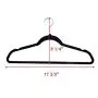 Good concept 100Pcs Hangers Hook Velvet Clothes Suit/Shirt/ Pants Non Slip Storage Organize