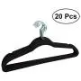 KYCPTNFJ 20pcs Non-Slip Flocked Velvet Huggable Hangers Clothes Hangers Shirts Sweaters Dress Hanger Drying Rack KYCPTNFJ 20pcs Non-Slip Flocked Velvet Huggable Hangers Clothes Hangers Shirts Sweaters Dress Hanger Drying Rack