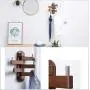 GCFBCL Solid Wood Swivel Coat Hooks Folding Swing Arm 5 Hat Hanger Rail Multi Foldable Arms Towel/Clothes Hanger for Hanging Coat, Belt, Keys, Headset, Etc. in The Home, Kitchen, Bathroom,Walnutcolor GCFBCL Solid Wood Swivel Coat Hooks Folding Swing Arm 5 Hat Hanger Rail Multi Foldable Arms Towel/Clothes Hanger for Hanging Coat, Belt, Keys, Headset, Etc. in The Home, Kitchen, Bathroom,Walnutcolor