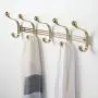 mDesign Decorative Over Door or Wall Mount 10 Hook Metal Storage Organizer Rack for Coats, Hoodies, Hats, Scarves, Purses, Leashes, Bath Towels & Robes - Soft Brass mDesign Decorative Over Door or Wall Mount 10 Hook Metal Storage Organizer Rack for Coats, Hoodies, Hats, Scarves, Purses, Leashes, Bath Towels & Robes - Soft Brass