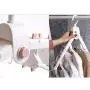 HJYPYJ Magic Hanger,8 in 1 360?? Rotate Multifunction Folding Hangers,Non-Slip Plastic Hanger,Space-Saving Organizer Hanger One-Click Folding/Pink / 56.5x19cm