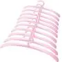 Hershii Plastic Shirt Hangers Closet Storage Organizer Solid Color Space Saving Clothes Tops Blouses Hangers for Department Store, Pack of 10 Hershii Plastic Shirt Hangers Closet Storage Organizer Solid Color Space Saving Clothes Tops Blouses Hangers for Department Store, Pack of 10