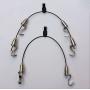 SpeedDa Black Vintage Style Wall Mounted Single Hook Hangers (C)