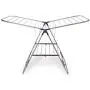 CRESNEL Stainless Steel Clothes Drying Rack ? Adjustable Gullwing and Foldable for Easy Storage ? Rust-Proof for Indoor and Outdoor Use