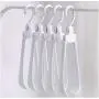 5PC Creativity Magic Clothes Hanger Stand Broad Shoulders Plastic Fold Organizer Decoration