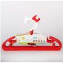 Sweet Plastic Baby Clothes Hanger Children Cartoon Hanger Out Doors Drying Hanger 10pcs Random Color