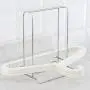 Augproveshak Clothes Hanger Organizer Rack Sturdy Stainless Steel Clothes Caddy Storage Holder Stacker for Closet & Room Tidier Laundry Rooms Drying Rack