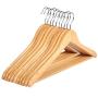 10pcs Solid Wood Hanger Non-Slip Hangers Clothes Hangers Shirts Sweaters Dress Hanger Drying Rack for Home