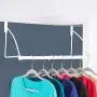 Over The Door Closet Valet- Over The Door Clothes Organizer Rack and Door Hanger for Clothing or Towel, Home and Dorm Room Storage and Organization (White) Over The Door Closet Valet- Over The Door Clothes Organizer Rack and Door Hanger for Clothing or Towel, Home and Dorm Room Storage and Organization (White)