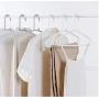 10pcs Random Color 38cm Adult Plastic Hangers for Clothes Non-Slip Hanger