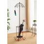 Alek...Shop Clothes Hanger Stand Coat Rack Hat Jacket W/Shelves Umbrella, Tree Metal Hook Holder Hooks Hall, Bronze