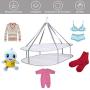 AYE Large Size Sweater Hanging Dryer, 2 Tier Folding Drying Rack, Lay Flat to Dry Mesh Clothes Hanger for Sweater, Delicates and Swimsuit