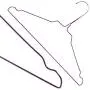 HANGERWORLD 20 Purple Coating 16inch Metal Wire 13 Gauge Pants Bar Coat Clothes Garment Hangers