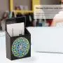 Plastic Business Card Holder with Diamond Painting Cover, Whitelotous DIY Diamond Business Name Card ID Card Bus Card Case Boxes for Men & Women (Mandala) Plastic Business Card Holder with Diamond Painting Cover, Whitelotous DIY Diamond Business Name Card ID Card Bus Card Case Boxes for Men & Women (Mandala)