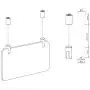malleable Ceiling Sign Hanger, Display for Large Picture/Billboard/Sign Board/Frame,2 Pack(Silver Aluminum) malleable Ceiling Sign Hanger, Display for Large Picture/Billboard/Sign Board/Frame,2 Pack(Silver Aluminum)