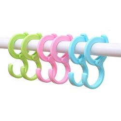 4PCS Multi-function Hooks Hangers Hanging Laundry Clothes Towel Bag Shoes for Closet Kitchen Bathroom