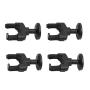 Set of (4) Guitar Hanger Hook Holder Stand Wall Mount for All Display Instrument