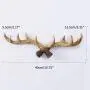 Enerhu Vintage Deer Antlers Wall Hooks Antique Clothes Hanger Rack Coat Hooks for Home Enerhu Vintage Deer Antlers Wall Hooks Antique Clothes Hanger Rack Coat Hooks for Home