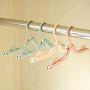 M-zmds 30 Pcs Travel Hangers - Portable Folding Clothes Hangers Travel Accessories Foldable Clothes Drying Rack for Travel (Color : Beige)