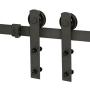 U-MAX Sliding Barn Door Hardware Straight Hangers, Set for Two (I Shape Hangers)