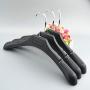 Yuqianjin Black Matte Plastic Hanger - Suit Clothes Hangers/Shirt Hangers, Clothes Hanger Hook 20-Pack