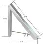 Retractable Clothes Rack - Wall Mounted Folding Clothes Hanger Drying Rack for Laundry Room Closet Storage Organization, Aluminum, Easy Installation, 1 Pack (Silver)