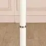 Qfgis Rotate Aluminum Alloy Coat Racks Bedroom Creative Metal Landing Indoor Clothes Shelves Fashion Hangers Furniture (Color : White)