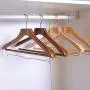 HNIWDJ Set of 2, Clothes Hangers Wide Shoulders No Traces Beech Coat Hangers Indoor Airer Wooden Solid Wood Clothes Hangers (Color : A, Size : 2 Pack)
