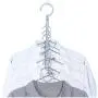 10pcs Random Color Folding Rotating 5 Holes Magic Plastic Clothes Hanger, Space Saving Wardrobe Hanging Organizer Windproof Coat Hanger Decoration