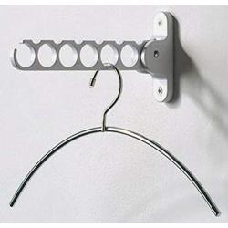 Spectrum Hanger Holder Color: White (Size: 11 3/4" H x 2 " W x 1 1/4" D) - 2 Count