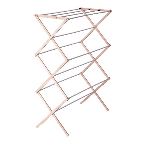 Household Essentials 5001 Collapsible Folding Wooden Clothes Drying Rack For Laundry | Pre Assembled Household Essentials 5001 Collapsible Folding Wooden Clothes Drying Rack For Laundry | Pre Assembled