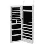 JungleA Jewelry Lockable Armoire Mirrored Wall/Door Mounted Jewelry Organizer Storage Boxes Lockable with Full Dressing Mirror
