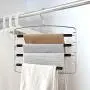 ALIOO Clothes Pant Hanger Closet Storage Organizer for Scarf Trouser Laundry Room Hanging(2 Pack)