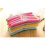 DNJKSA Colorful Anti-Slip Lint Padded Clothes Hanger Children Hanger(10 Pieces/Lot)(Random Color)
