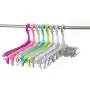 Multifunctional Clothes Hangers Clips, Non Slip Socks Hangers Space Saving for Shirts Camisole Pants Towel-Purple 10-Pack