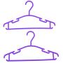 ajzdnzvr 10PCS Plastic Hangers - Clothes Coat Trouser Bar Baby Toddler Childrens Hangers,5 Colors