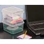 STERILITE 18038612 Plastic FlipTop Latching Storage Container, Clear (48 Pack)