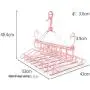 EvaroFly Multipurpose Portable Folding Hanger, Save Space Storage Clothes Hanger, Travel -Pink 53x41x40cm EvaroFly Multipurpose Portable Folding Hanger, Save Space Storage Clothes Hanger, Travel -Pink 53x41x40cm