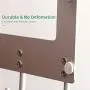 UDENIS Over Door Hanger Hook Heavy-Duty Hanging Clothes,Coat,Bag,Robe,Towel,Bathroom,Closet,Back of Door Hanger,Sturdy Anti-Rust Lightweight 5-Hooks Aluminum Grey