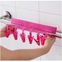 Portable Bathrooms Cloth Hanger Rack Clothespin Clothes Drying Rack 10pcs Random Color
